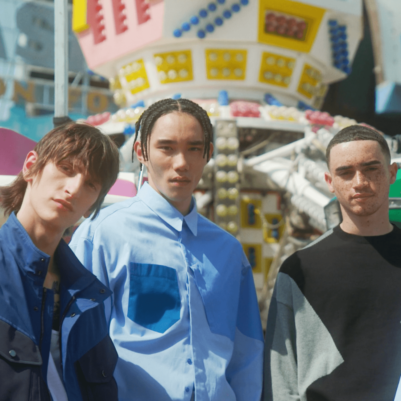 • Fashion film frame from Neil Barrett SS22 with original music by Superquiet